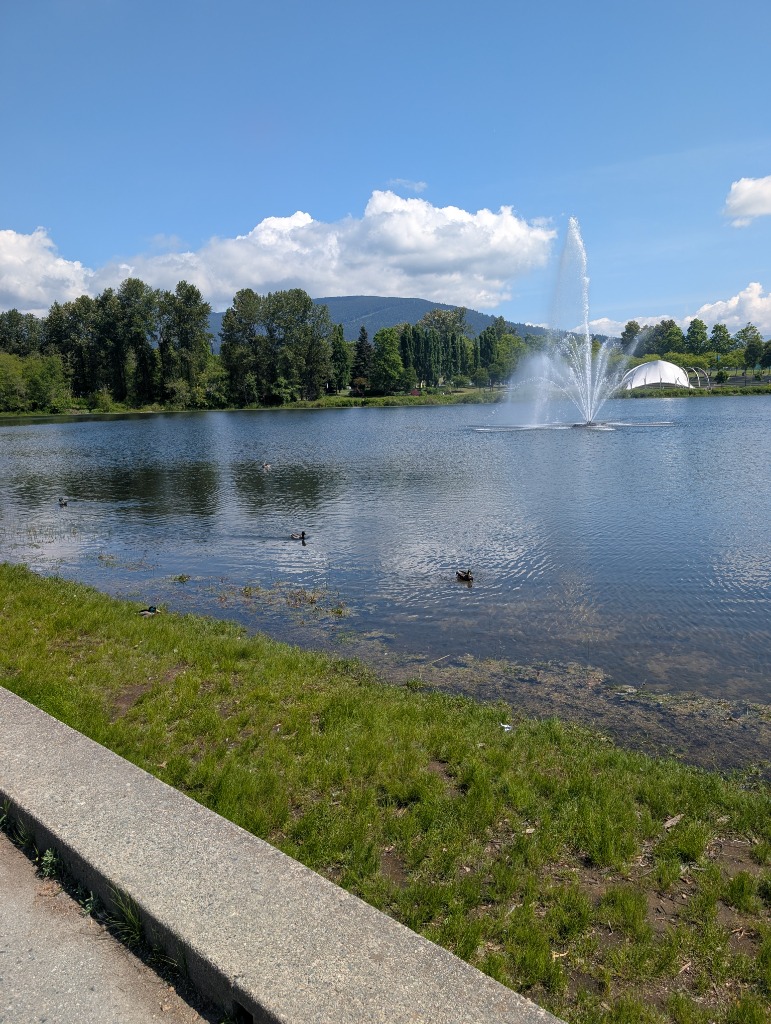 Lafarge Lake Fountain