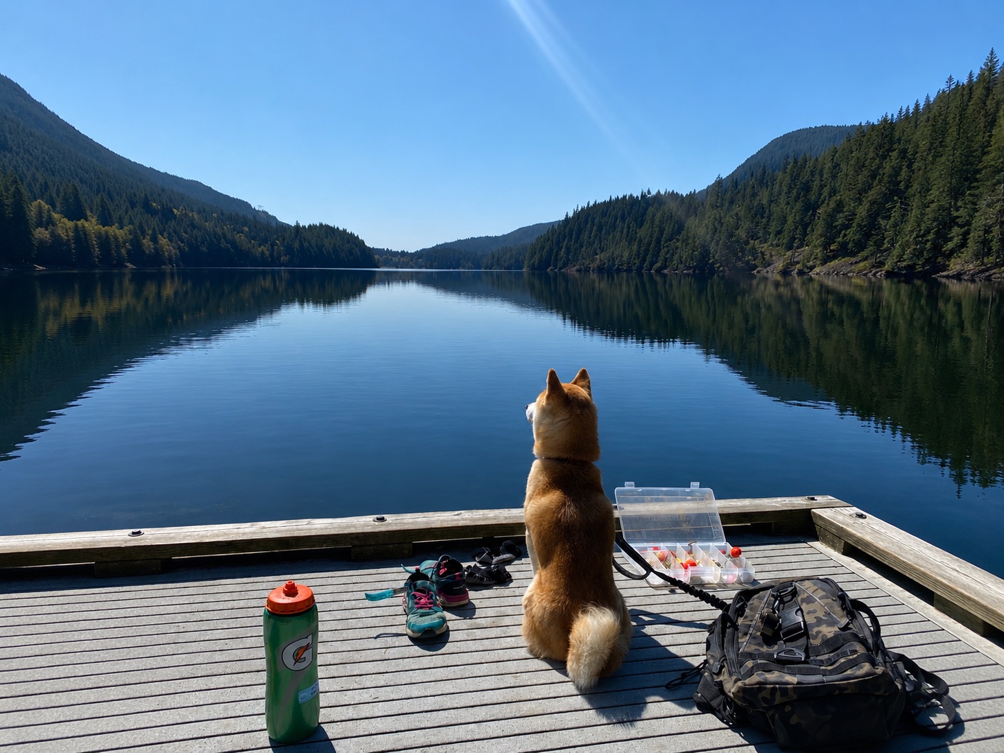 The breathtaking view that my shiba-inu fell love with